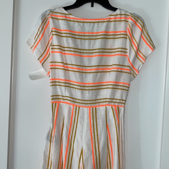 NWOT KENDALL AND KYLIE Tie Front Stripe Jumpsuit - Picture 9 of 10